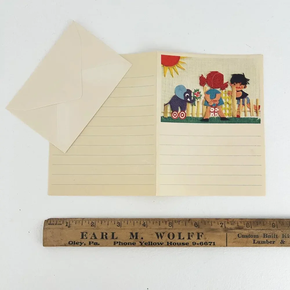 Stenders Forlag Vintage Denmark 1960s Scandinavian Children's Stationery Set